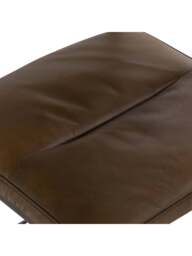 Barker and Stonehouse Byron Tufted Dining Chair in Brown, Leather - thumbnail 4