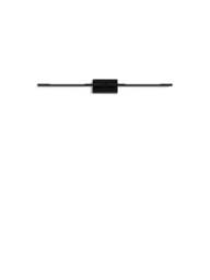 Heal's Saber Led Wall Light in Black, Gold