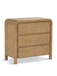 Barker and Stonehouse Tosca Reclaimed Wood 3 Drawer Lowboy Cabinet in Brown - thumbnail 1