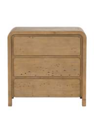 Barker and Stonehouse Tosca Reclaimed Wood 3 Drawer Lowboy Cabinet in Brown - thumbnail 3