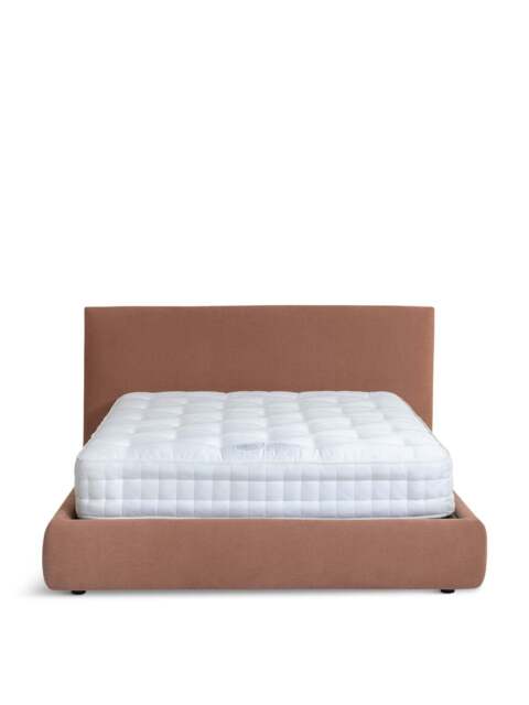 Heal's Alba Storage Bed King Siena Clay in Tan, Cotton - image 1