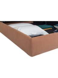 Heal's Alba Storage Bed King Siena Clay in Tan, Cotton - thumbnail 4