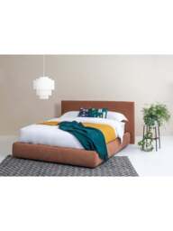 Heal's Alba Storage Bed King Siena Clay in Tan, Cotton - thumbnail 2