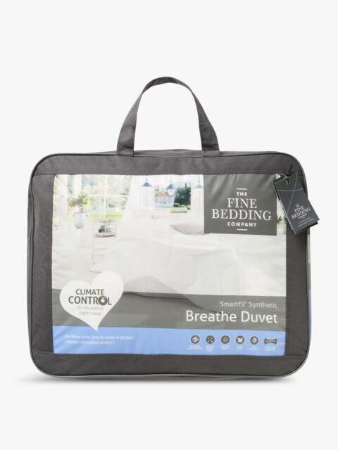 The Fine Bedding Company Breathe Duvet 4.5 Tog in White, Size Single - image 1