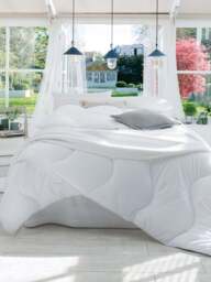 The Fine Bedding Company Breathe Duvet 4.5 Tog in White, Size Single - thumbnail 4