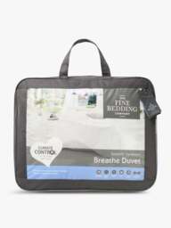 The Fine Bedding Company Breathe Duvet 4.5 Tog in White, Size Single - thumbnail 5