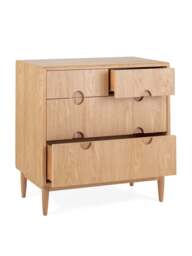 Heal's Amira 2+2 Chest in Natural Oak, Size 88.1x88x45 - thumbnail 3