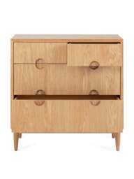 Heal's Amira 2+2 Chest in Natural Oak, Size 88.1x88x45 - thumbnail 2