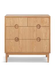 Heal's Amira 2+2 Chest in Natural Oak, Size 88.1x88x45 - thumbnail 1