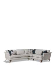 Barker and Stonehouse Embrey Fabric Corner Sofa, Left Hand in Neutral, Size 5 Seater - thumbnail 1
