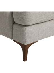 Barker and Stonehouse Embrey Fabric Corner Sofa, Left Hand in Neutral, Size 5 Seater - thumbnail 5