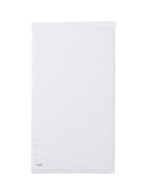 Murmur Lune Sculpted Towel in White, Size Sheet