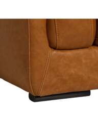 Barker and Stonehouse Ledbury 2 Seater Sofa in Brown, Leather - thumbnail 4