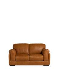Barker and Stonehouse Ledbury 2 Seater Sofa in Brown, Leather - thumbnail 1