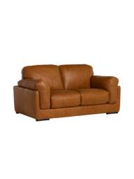 Barker and Stonehouse Ledbury 2 Seater Sofa in Brown, Leather - thumbnail 2