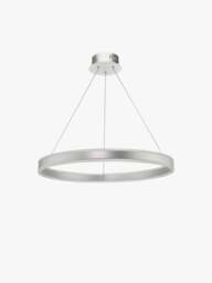Dar Lighting Tybalt Pendant Light in Satin Silver