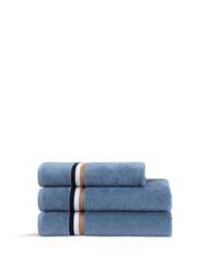 BOSS HOME B Linea Horizon Blue in Blue - Horizon, Cotton, Size Hand Towel