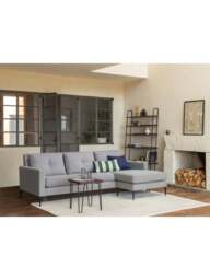 Heal's Brunel Lean To Wide Shelves Dark Wood in Brown, Size 100x35x175 - thumbnail 3