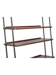 Heal's Brunel Lean To Wide Shelves Dark Wood in Brown, Size 100x35x175 - thumbnail 4