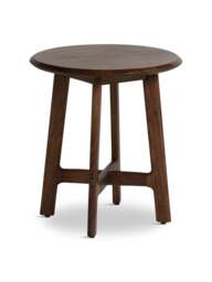 Barker and Stonehouse Cresta Acacia Wood Side Table in Brown
