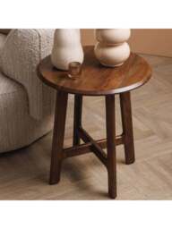 Barker and Stonehouse Cresta Acacia Wood Side Table in Brown - thumbnail 2