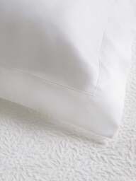 Fenwick at Home Northumberland Fitted Sheet in White, Cotton, Size Double - thumbnail 3