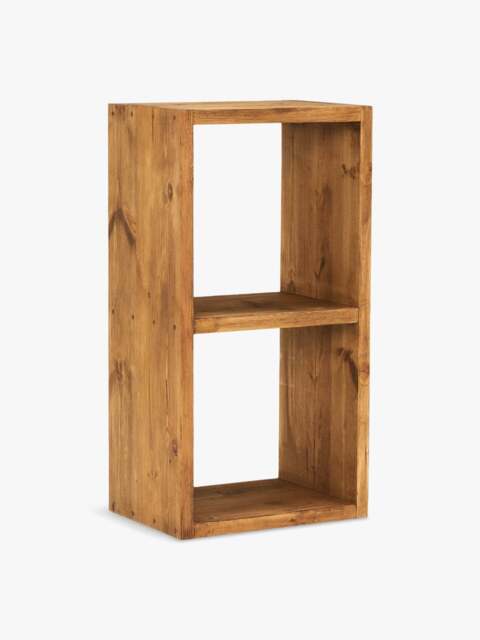 Barker and Stonehouse Covington Two Section Reclaimed Wood Cube in Polished Brown - image 1