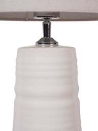 Libra Interiors Tivoli Tall Ceramic Floor Lamp in White - thumbnail 3