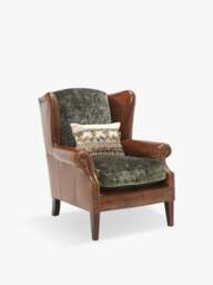 Barker and Stonehouse Tetrad Constable Wingback Chair in Green