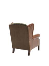 Barker and Stonehouse Tetrad Constable Wingback Chair in Green - thumbnail 5