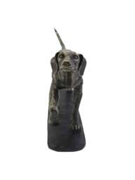 Libra Interiors Hunter Dog Sculpture in Bronze, Size 25x50x10 - thumbnail 3