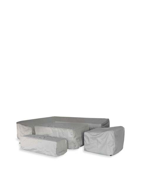 Bramblecrest Fairford L-Shape Sofa Set Cover Green Long Right in Khaki
