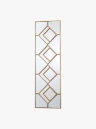 Dar Lighting Kipton Rectangle Decorative Mirror in Gold Leaf - thumbnail 1
