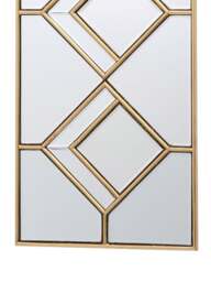 Dar Lighting Kipton Rectangle Decorative Mirror in Gold Leaf - thumbnail 2
