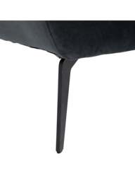 Barker and Stonehouse Boone Velvet Armchair in Grey - thumbnail 3