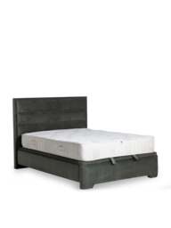 Barker and Stonehouse Rothbury Double Ottoman Bed Frame in Green - thumbnail 1