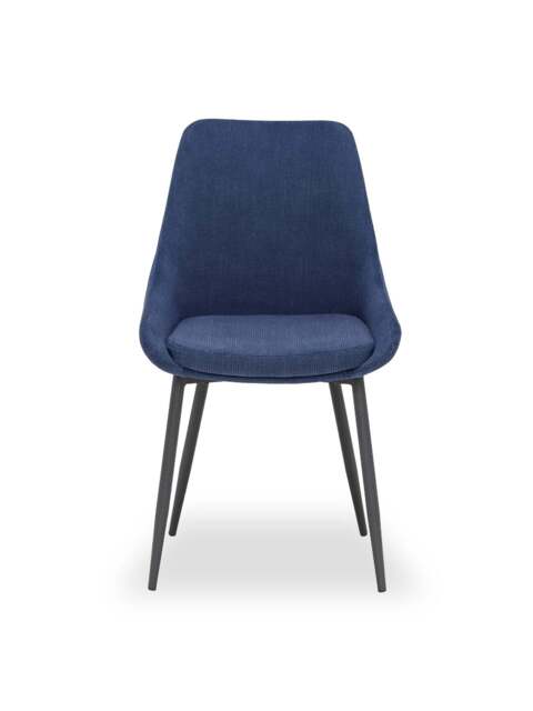 Barker and Stonehouse Emmett Fabric Dining Chair in Blue - image 1