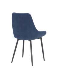 Barker and Stonehouse Emmett Fabric Dining Chair in Blue - thumbnail 4
