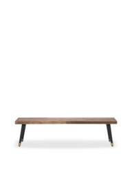 Barker and Stonehouse Modi Reclaimed Wood Dining Bench in Brown, Size 160cm - thumbnail 1