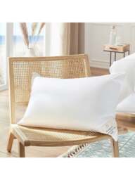 Brinkhaus Blue Down And Feather Pillow Soft in White, Cotton, Size Standard - thumbnail 4