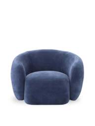 Barker and Stonehouse Arles Armchair in Blue - thumbnail 2