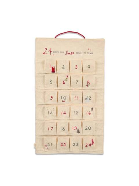 Mamas & Papas Christmas Advent Calendar Beige - image 1
