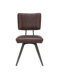Barker and Stonehouse Sawyer Dining Chair in Violet, Faux Leather - thumbnail 5