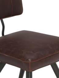 Barker and Stonehouse Sawyer Dining Chair in Violet, Faux Leather - thumbnail 2