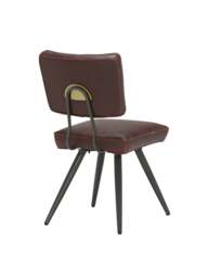 Barker and Stonehouse Sawyer Dining Chair in Violet, Faux Leather - thumbnail 4