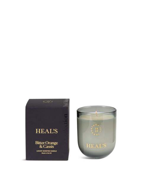 Heal's Dusk Bitter Orange & Cassis Candle in Grey, Ceramic