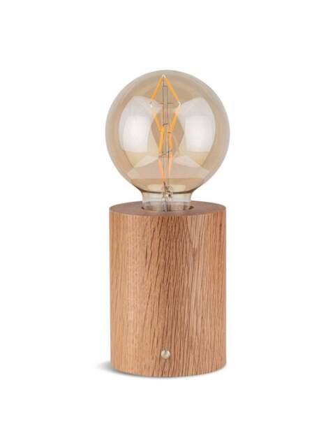 Heal's Bristol Table Lamp in Tan, Oak