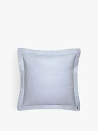 Ralph Lauren Home Oxford Pillowcase in Blue, Cotton/Linen, Size Square