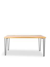 Heal's Brunel Dining Table Rectangular Oak in Brown, Size 160x80x76 - thumbnail 1