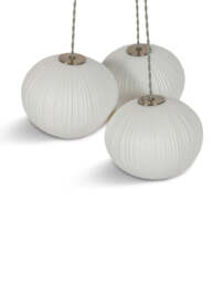 Heal's Sea Urchin Porcelain 3 Light Pendant in White - thumbnail 3
